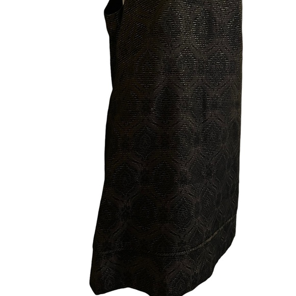 Classiques Entier | Black Cocktail Dress with Silver Damask Pattern - Picture 2 of 5
